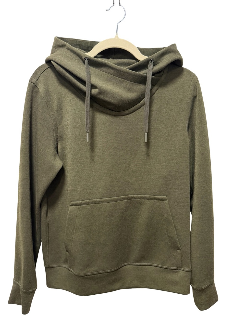 Lululemon Women’s Olive Green Cowl-Neck Pullover Hoodie